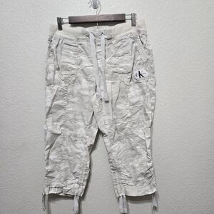 Calvin Klein Camouflage Capri Cargo Pants Size L
